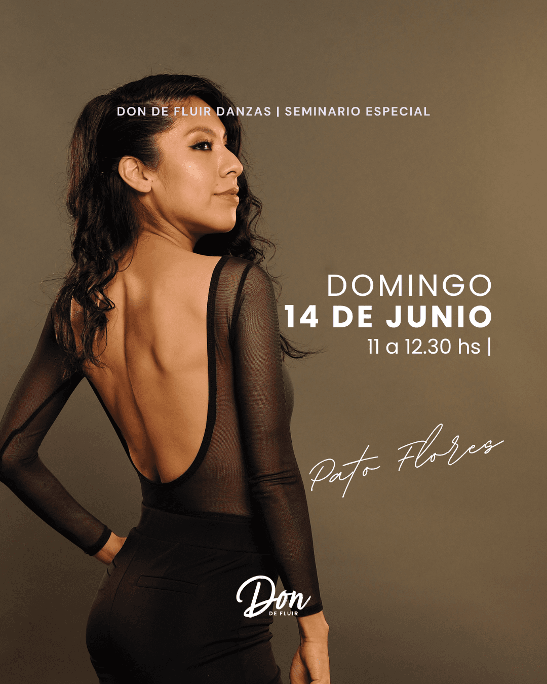 Domingo 14 de Junio — Seminario Danza Jazz con Pato Flores